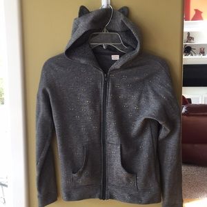 💋2/$20💋 Gymboree girl's cat hooded jacket